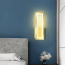 Ljojo LED Wall Lamp: Modern Bedroom & Living Room Sconce Lighting in Black, White, or Gold
