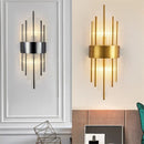 Ljojo Luxury Glass Wall Lamp: Modern LED Lighting for Home, Living Room, Bedroom