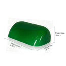 Glass Banker Lamp Cover Shade in Green/Blue/Amber/White for Table Lamps by Ljojo.