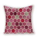 Geometric Linen Cushion Cover for Home Decor - Ljojo's Stylish Throw Pillow Case