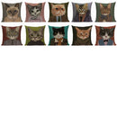 Ljojo Meow Star Cat Cushion Cover 45x45cm - Cute Cartoon Animal Design