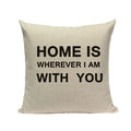 Ljojo Love Letter Cushion Cover Decorative Pillows Sofa Car Home Decor Linen Throw Pillow Case