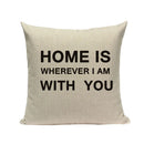 Ljojo Love Letter Cushion Cover Decorative Pillows Sofa Car Home Decor Linen Throw Pillow Case