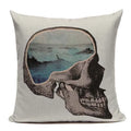 Ljojo Mexican Skull Cushion Covers: High-Quality Black Throw Pillow Cases