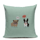 Ljojo Luxury Animal Pillow Case - 45x45cm Square Custom Cushion