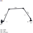 Ljojo Long Arm LED Wall Lights - Adjustable Swing Industrial Sconce
