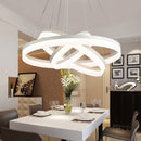 Ljojo LED Ring Pendant Light for Living Dining Room Lighting Fixture