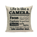 Ljojo Love Letter Cushion Cover Decorative Pillows Sofa Car Home Decor Linen Throw Pillow Case