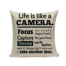 Ljojo Love Letter Cushion Cover Decorative Pillows Sofa Car Home Decor Linen Throw Pillow Case