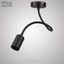 Ljojo LED Hose Track Lights, E27 Lamp Holder, Long Rod Bending Light