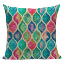 Geometric Linen Cushion Cover for Home Decor - Ljojo's Stylish Throw Pillow Case