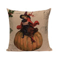 Halloween Skull Masquerade Cushion Cover - Ljojo Branded Decorative Throw Pillow Cover