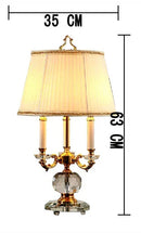 Ljojo Luxury Crystal Table Lamp: High-Quality Modern Design, 100% K9 Grade A Crystal