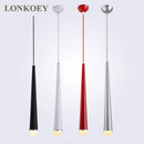 Ljojo Modern 3W LED Cone Pendant Lights for Home and Bar Decor