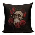 Ljojo Mexican Skull Cushion Covers: High-Quality Black Throw Pillow Cases