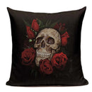 Ljojo Mexican Skull Cushion Covers: High-Quality Black Throw Pillow Cases