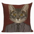 Ljojo Meow Star Cat Cushion Cover 45x45cm - Cute Cartoon Animal Design