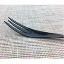 Ljojo Mirror Black Fish Fork Set - 18/10 Stainless Steel Cutlery Set