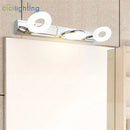 Ljojo LED Vanity Light 10W 15W 20W Bathroom Mirror Sconces 3000K-6000K Makeup Wall Lighting