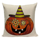 Halloween Skull Masquerade Cushion Cover - Ljojo Branded Decorative Throw Pillow Cover
