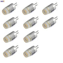Ljojo 10pcs G4 LED Bulb COB Mini Lights - High Power 12V Chandeliers Replacement