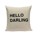 Ljojo Love Letter Cushion Cover Decorative Pillows Sofa Car Home Decor Linen Throw Pillow Case