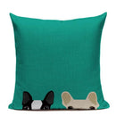 Ljojo Luxury Animal Pillow Case - 45x45cm Square Custom Cushion