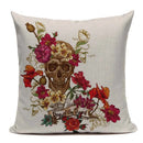 Ljojo Mexican Skull Cushion Covers: High-Quality Black Throw Pillow Cases