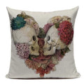 Ljojo Mexican Skull Cushion Covers: High-Quality Black Throw Pillow Cases