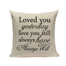 Ljojo Love Letter Cushion Cover Decorative Pillows Sofa Car Home Decor Linen Throw Pillow Case