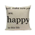 Ljojo Love Letter Cushion Cover Decorative Pillows Sofa Car Home Decor Linen Throw Pillow Case