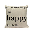 Ljojo Love Letter Cushion Cover Decorative Pillows Sofa Car Home Decor Linen Throw Pillow Case