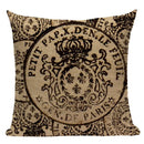 Ljojo London Bridge Paris Eiffel Tower Decorative Printed Throw Pillows