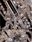 Ljojo 18-Arm K9 Crystal Double Layer Chandelier