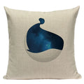 Colorful Fish Pattern Linen Cushion Cover by Ljojo