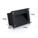 Ljojo 3W Outdoor LED Step Light IP65 Aluminum Recessed Wall Stair Lamp