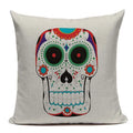 Ljojo Mexican Skull Cushion Covers: High-Quality Black Throw Pillow Cases