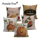 Halloween Skull Masquerade Cushion Cover - Ljojo Branded Decorative Throw Pillow Cover