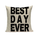 Ljojo Love Letter Cushion Cover Decorative Pillows Sofa Car Home Decor Linen Throw Pillow Case