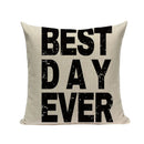 Ljojo Love Letter Cushion Cover Decorative Pillows Sofa Car Home Decor Linen Throw Pillow Case