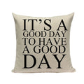 Ljojo Love Letter Cushion Cover Decorative Pillows Sofa Car Home Decor Linen Throw Pillow Case