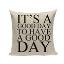 Ljojo Love Letter Cushion Cover Decorative Pillows Sofa Car Home Decor Linen Throw Pillow Case
