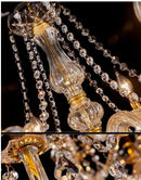 Ljojo 18-Arm K9 Crystal Double Layer Chandelier