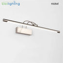 Ljojo LED Vanity Mirror Lights - Modern Nickel Bronze Bathroom Decoration