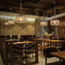 Ljojo Loft Retro Hemp Rope Industrial Chandelier Pendant Light for Dining Room