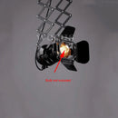 Ljojo Loft Industrial Ceiling Light - Adjustable Lifting Flexible Hanging Lamp for Home and Restaurant