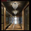 Ljojo LED Crystal Ceiling Lights for Living Room - Modern Luminarias