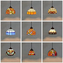 Ljojo Mediterranean Style Mosaic LED Pendant Light for Dining Room Bar