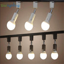 Ljojo Minimalist E27 Track Light with Adjustable Direction in Ceiling Mounted Fixture