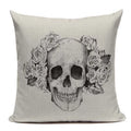 Ljojo Mexican Skull Cushion Covers: High-Quality Black Throw Pillow Cases